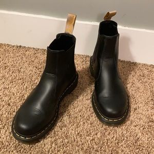 Dr. Marten Chelsea Black Boots